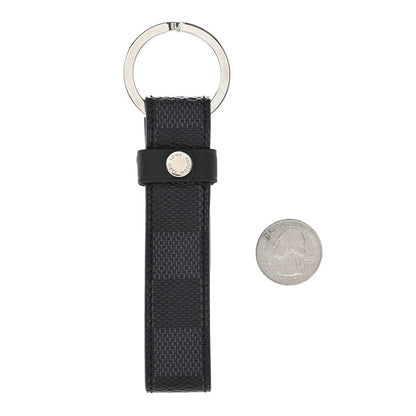 Louis Vuitton Damier Graphite LV Dragonne Key Holder 2 of 5