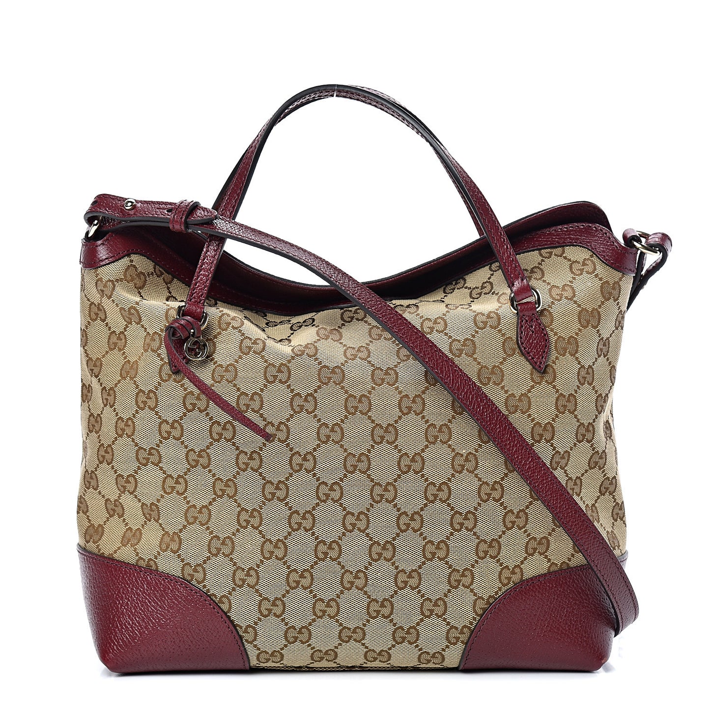 Monogram Medium Bree Foldover Tote Purple