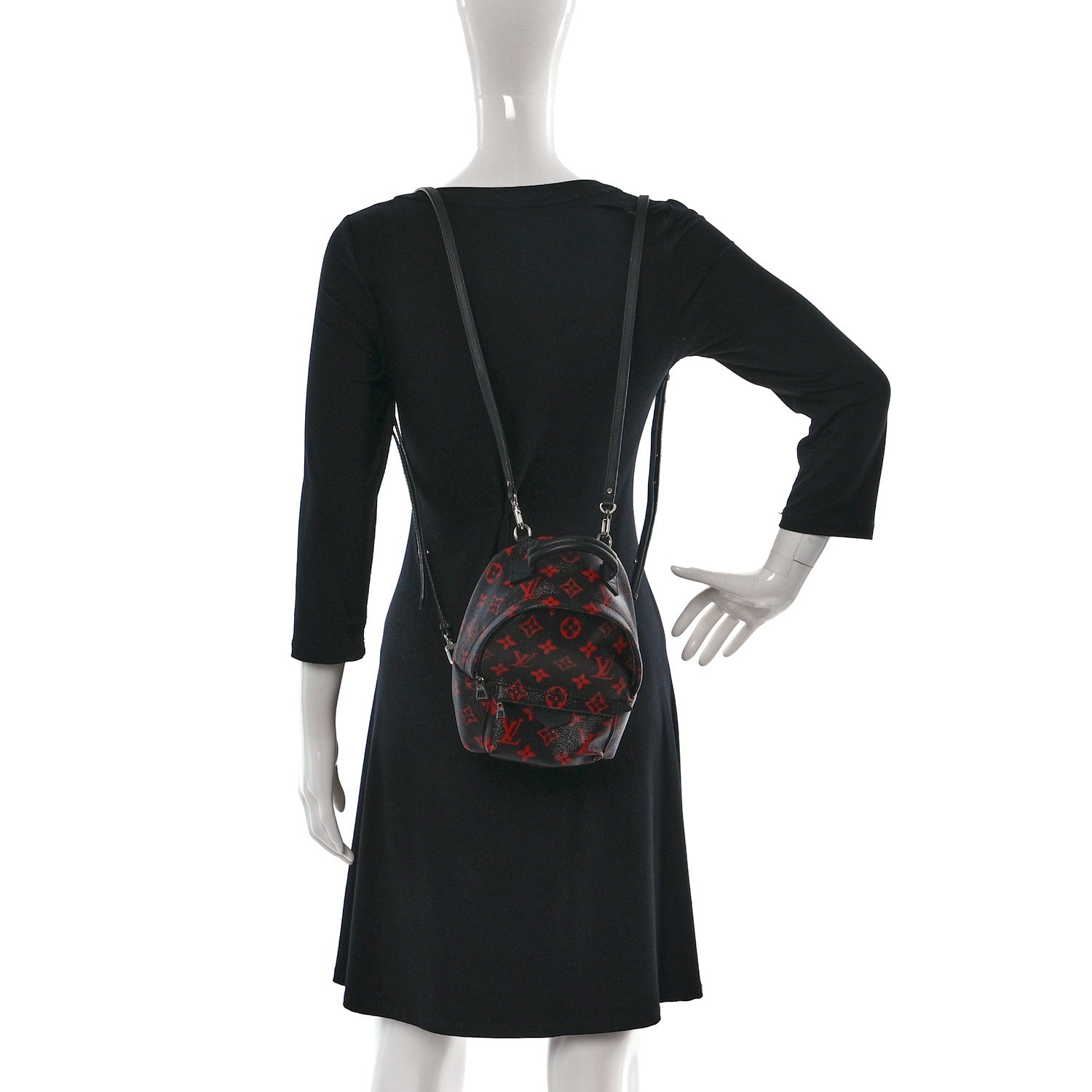 Louis Vuitton Monogram Infrarouge Palm Springs Backpack Mini 2 of 8