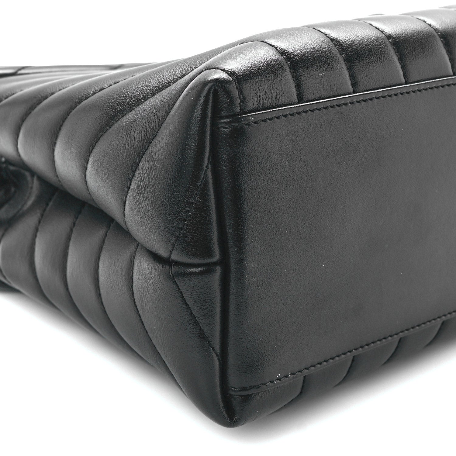 Saint Laurent Calfskin Y Quilted Monogram Medium Loulou Chain Satchel Black 12 of 13