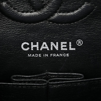 Chanel Lambskin Chevron Quilted Small Double Flap Black 6 of 13