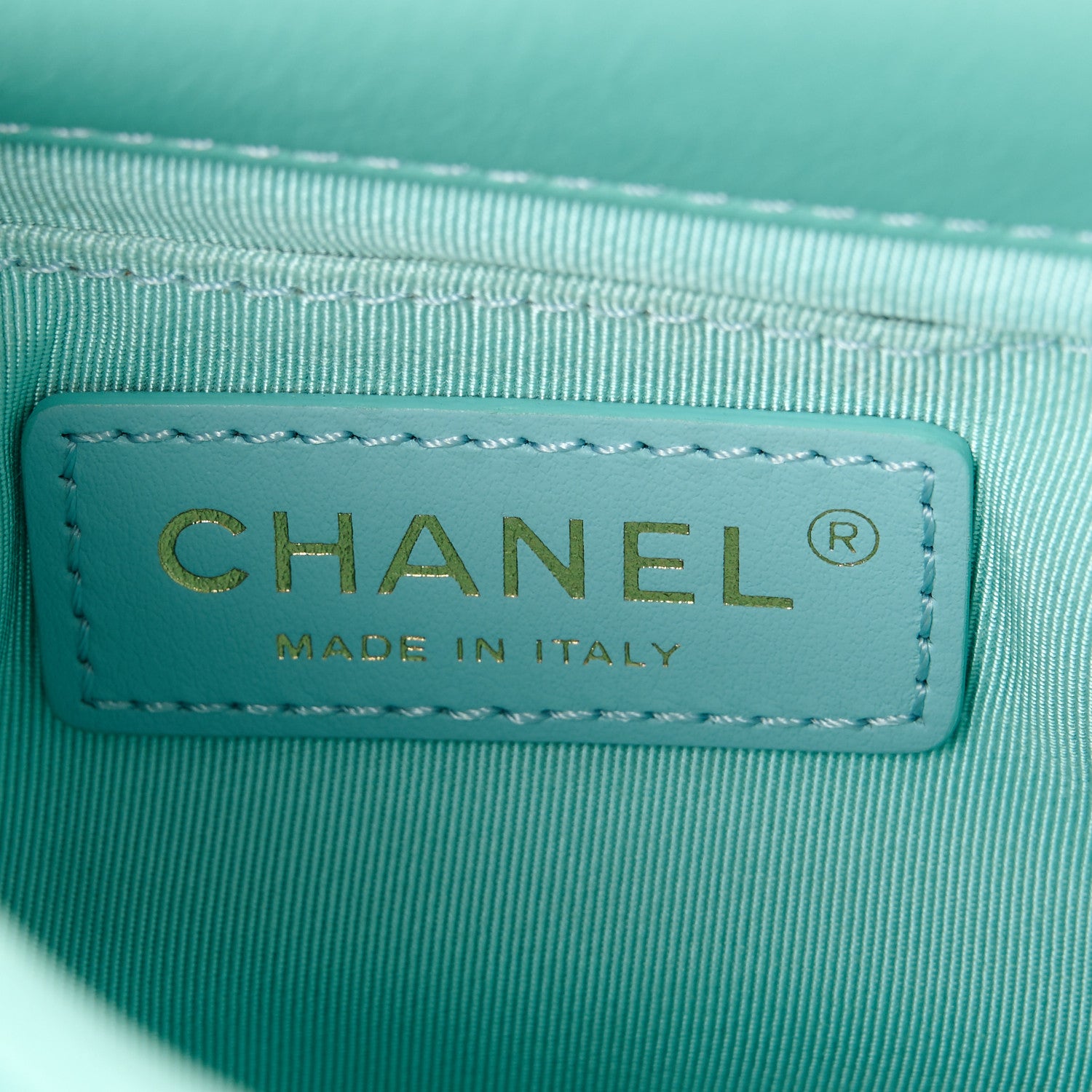 Chanel Calfskin Quilted Top Handle Flap Light Blue 8 of 12