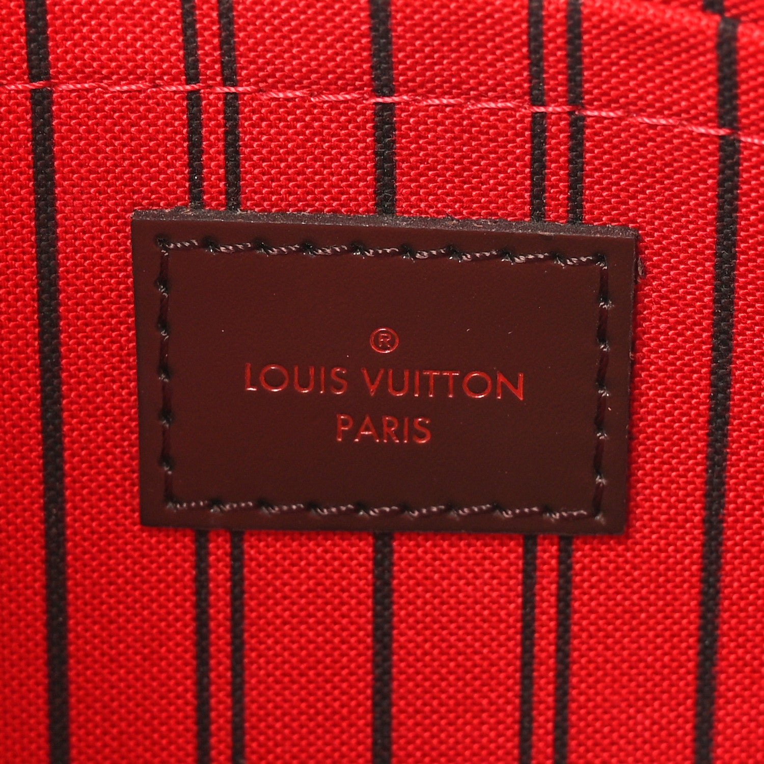 Louis Vuitton Damier Ebene Neverfull MM GM Pochette 6 of 6