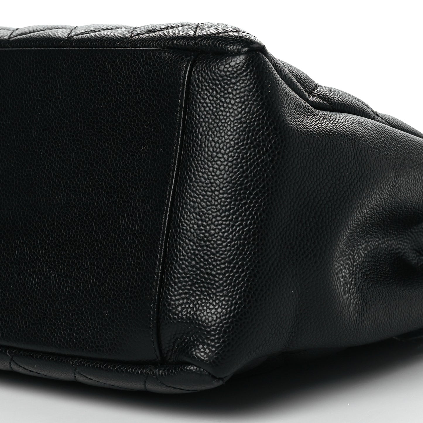 Caviar Quilted Grand Shopping Tote GST Black