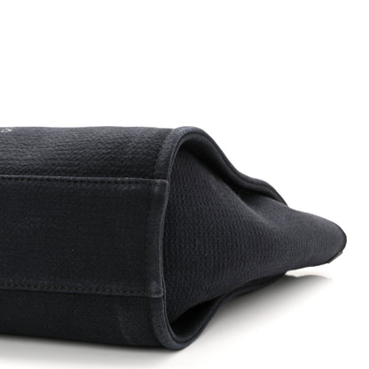Chanel Mixed Fibers Small Deauville Tote Navy 9 of 9
