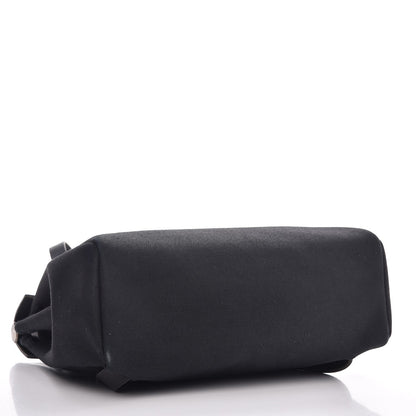 Hermes Toile Vache Calfskin Herbag 30 PM Backpack Black 4 of 13