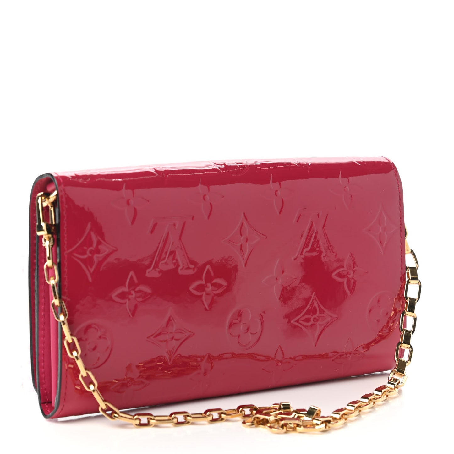 Vernis Chaine Wallet Rose Indien