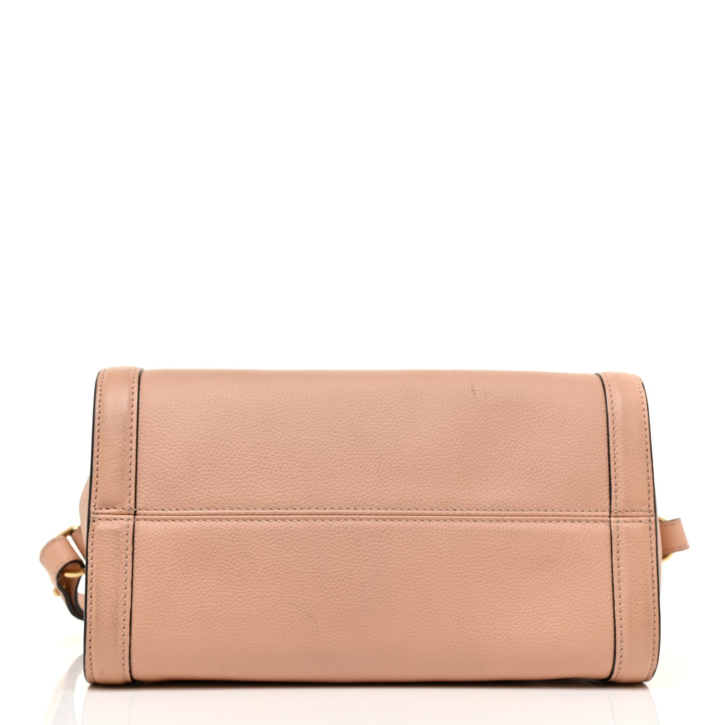 Pebbled Calfskin Small Skull Padlock Zip Around Tote Boudoir