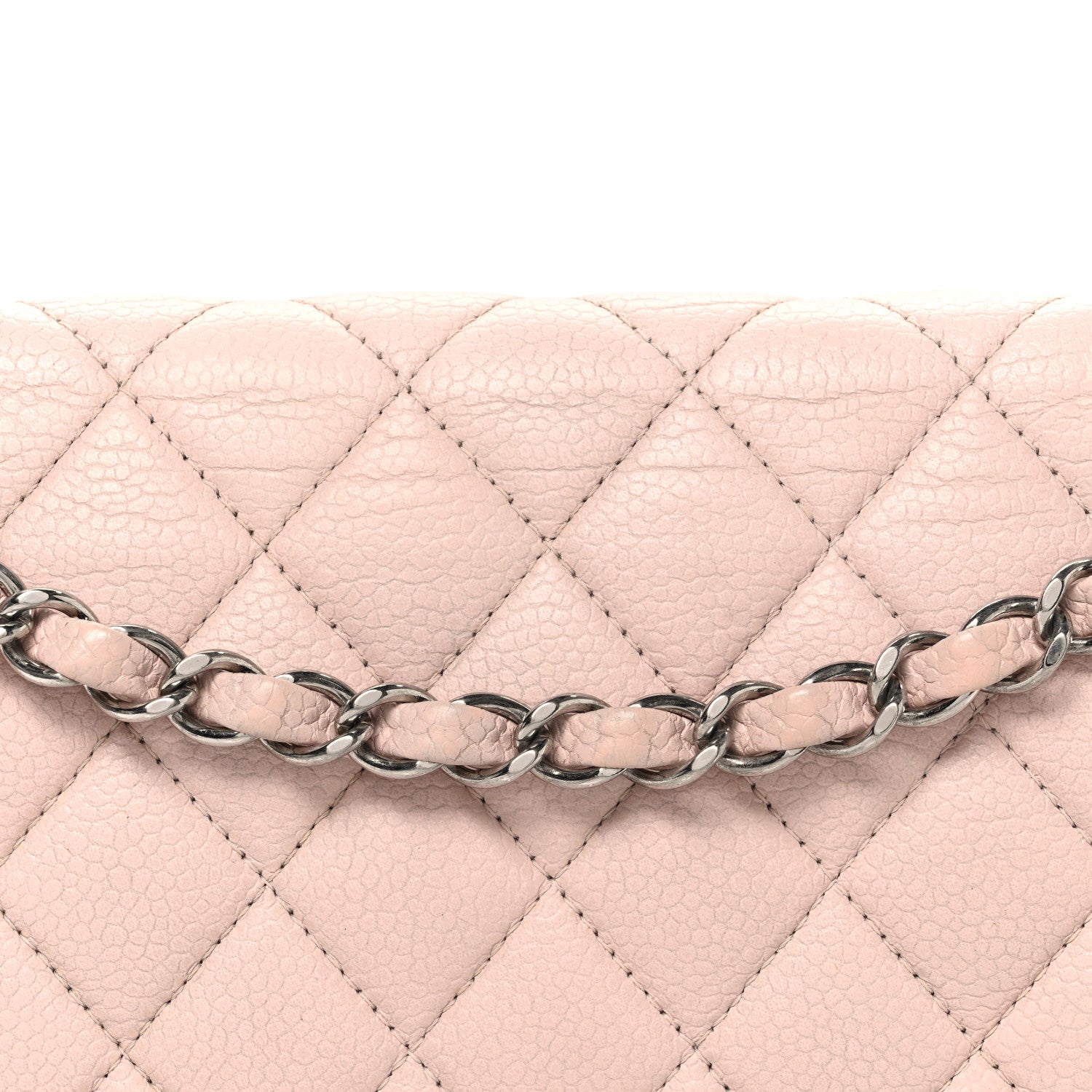 Chanel Caviar Quilted Medium Double Flap Light Pink 8 of 10