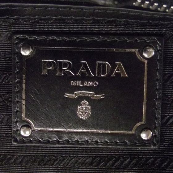 Prada Vitello Shine Hobo Black 7 of 11