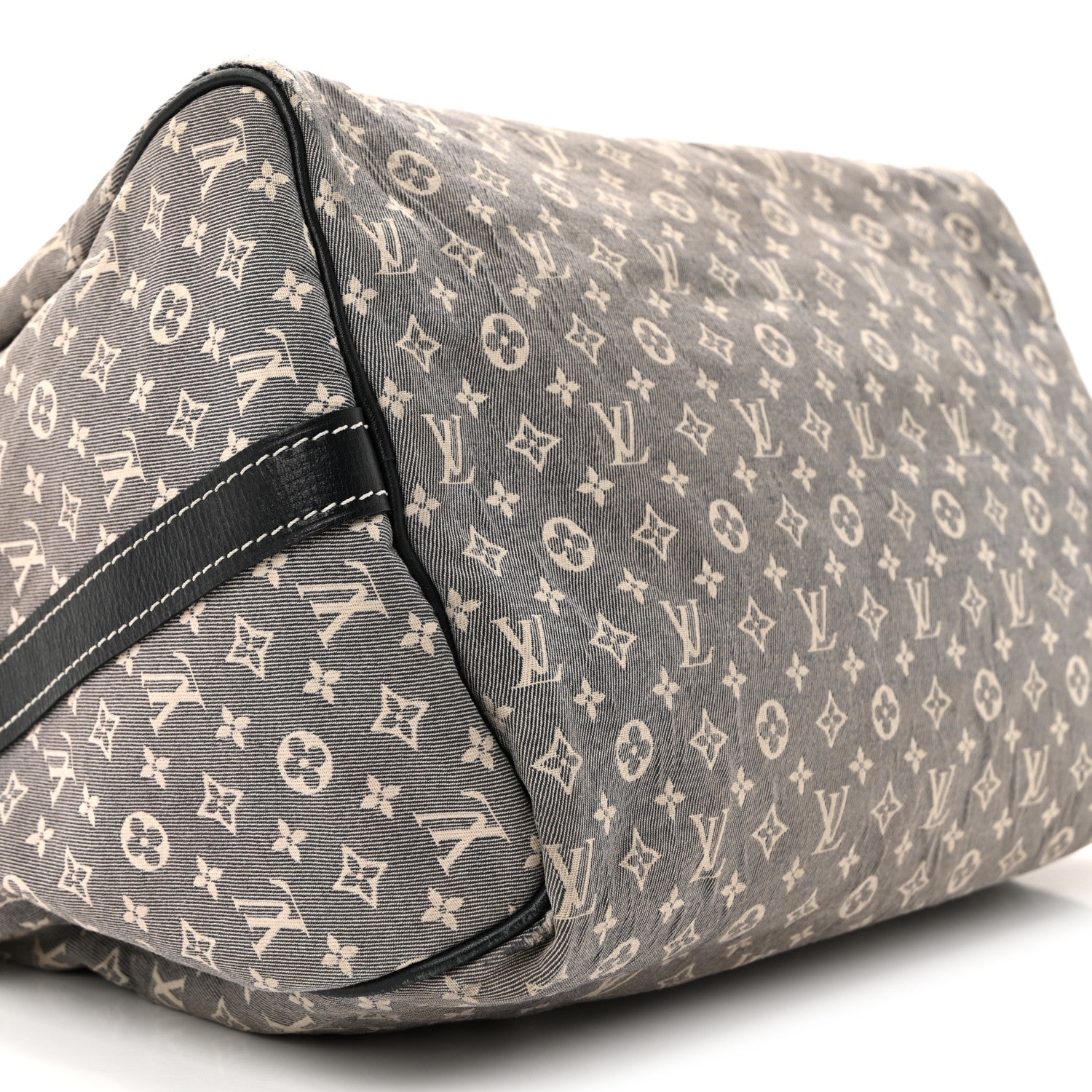 Louis Vuitton Mini Lin Speedy Bandouliere Blue 9 of 18