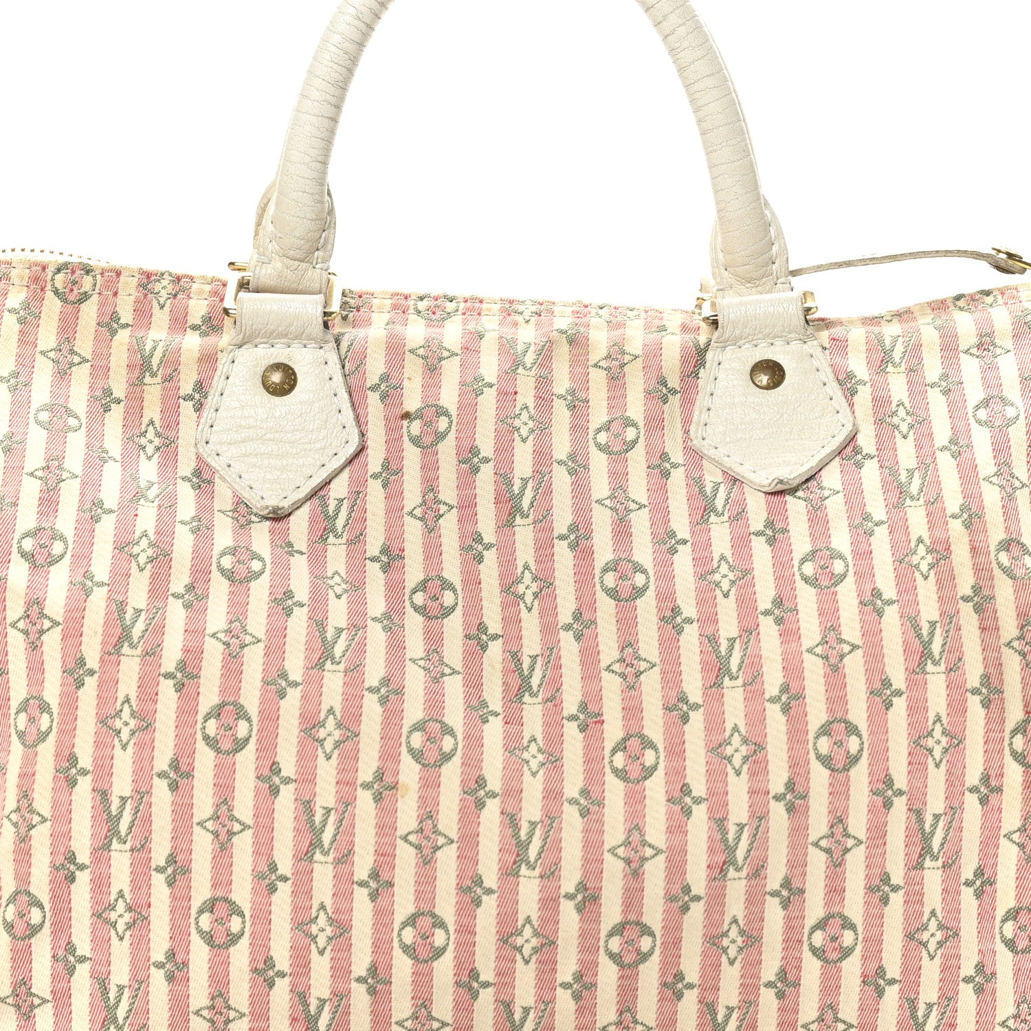 Louis Vuitton Mini Lin Croisette Speedy 30 Rouge 7 of 14