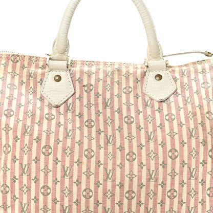 Louis Vuitton Mini Lin Croisette Speedy 30 Rouge 7 of 14