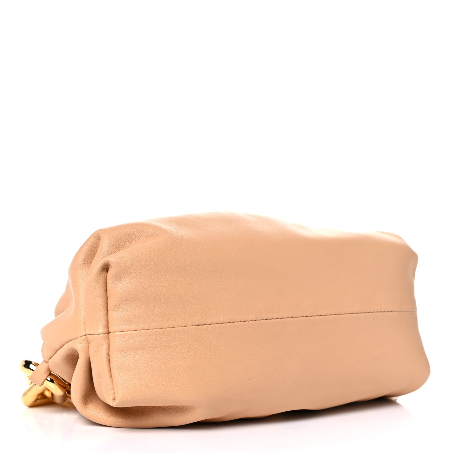 Calfskin Teen Chain Pouch Almond