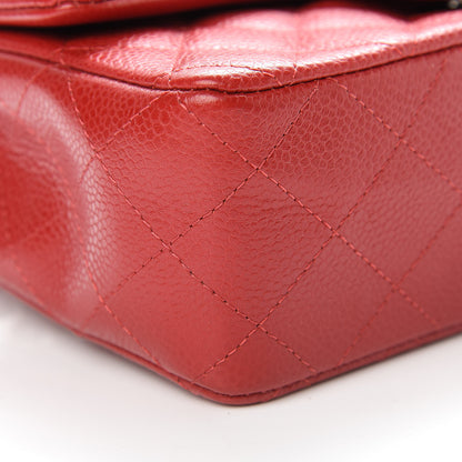 Chanel Caviar Quilted Mini Rectangular Flap Red 9 of 12