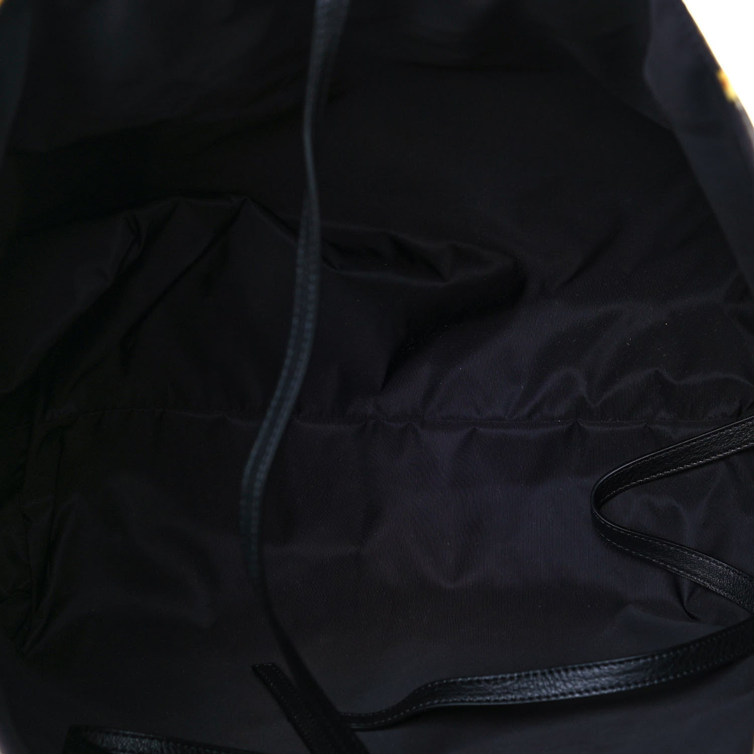 Versace Nylon Baroque Print Tote Black 5 of 11