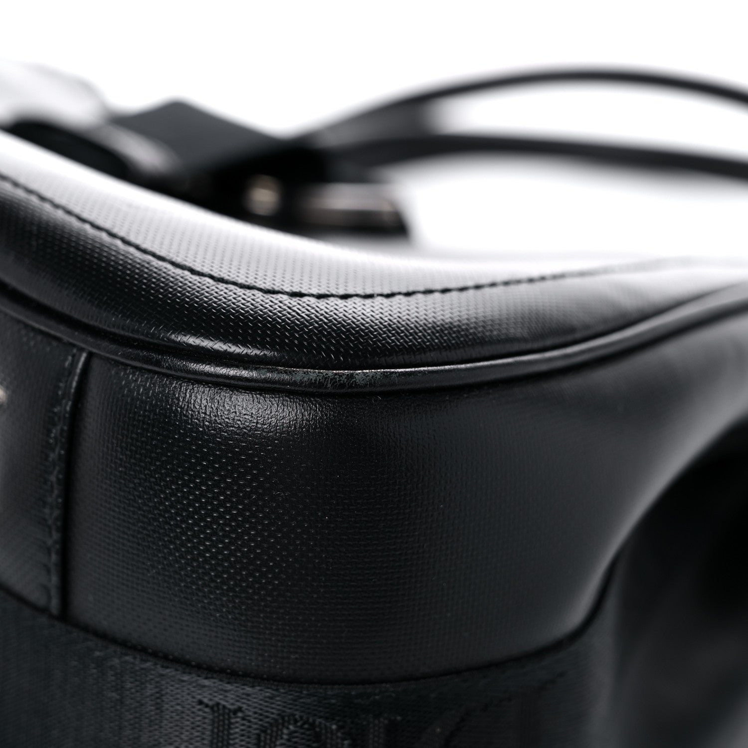 Christian Dior Coated Canvas Crystal Hardcore Shoulder Bag Black 11 of 14