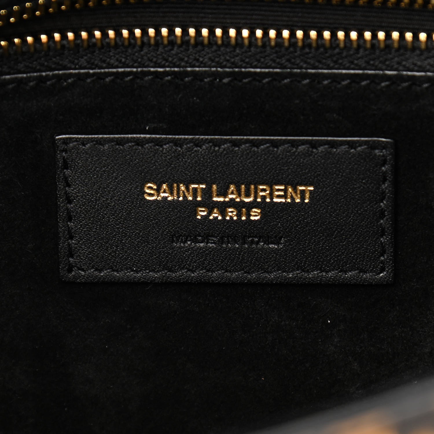 Saint Laurent Calfskin Leopard Print Monogram Tassel Kate 99 Naturale 6 of 9