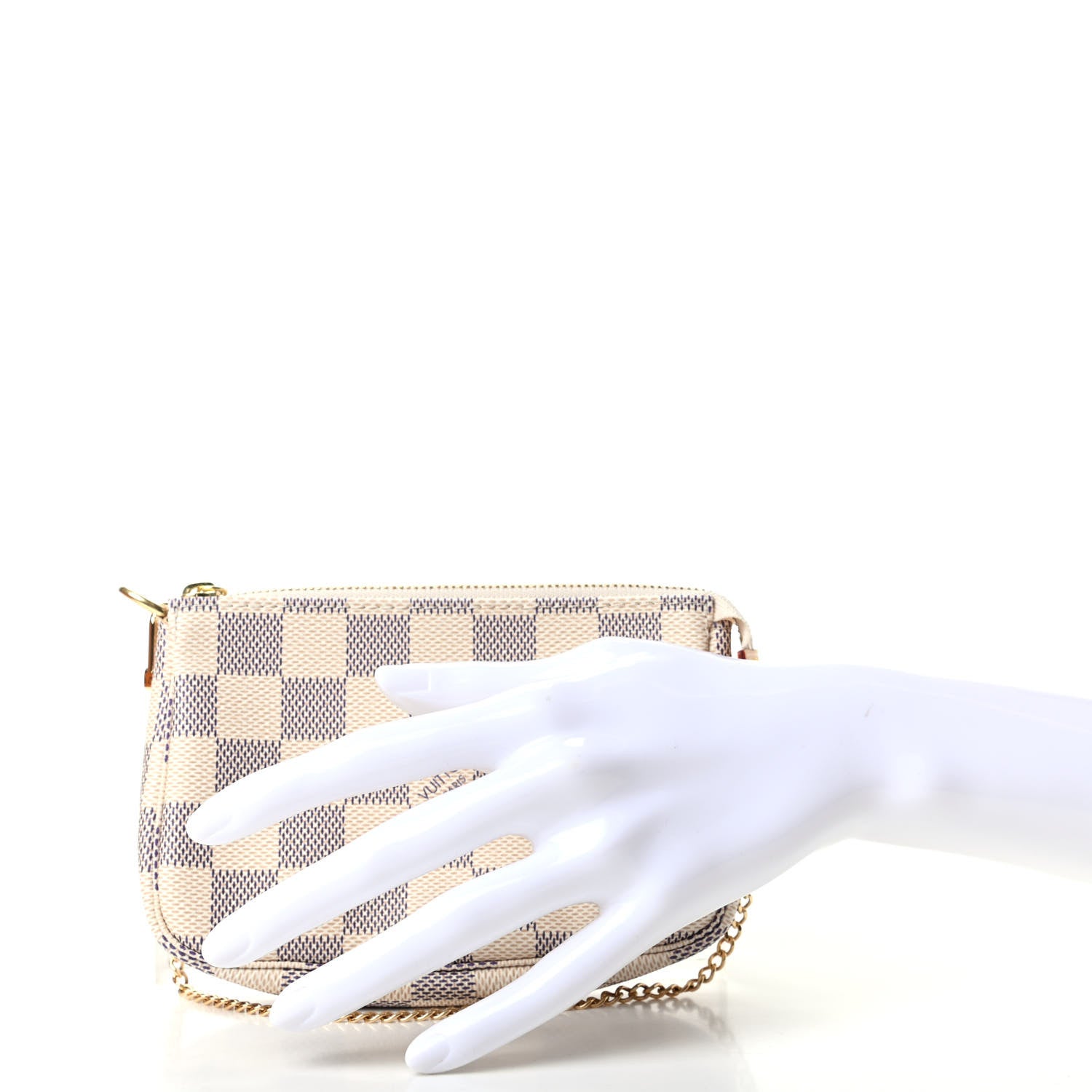 Louis Vuitton Damier Azur Mini Pochette Accessories 2 of 8