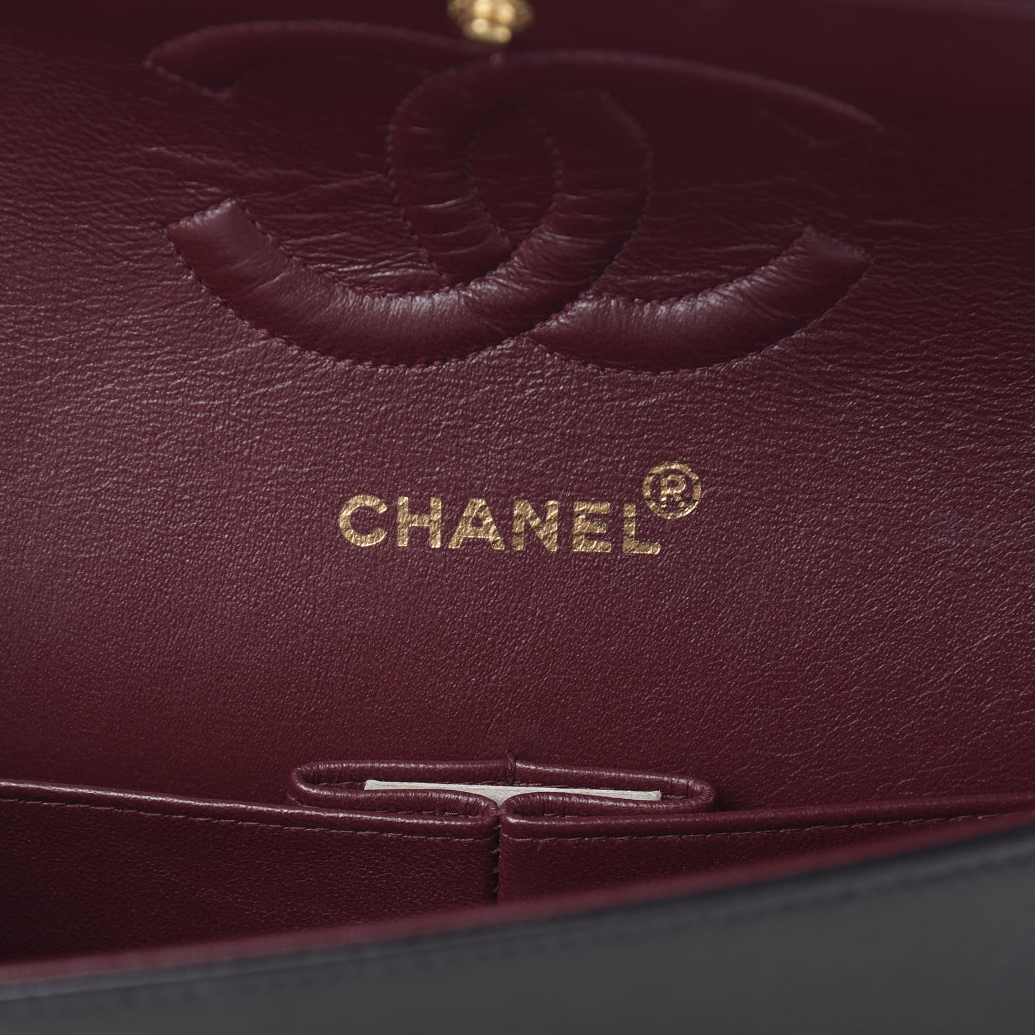 Chanel Lambskin Quilted Medium Double Flap Black 6 of 17