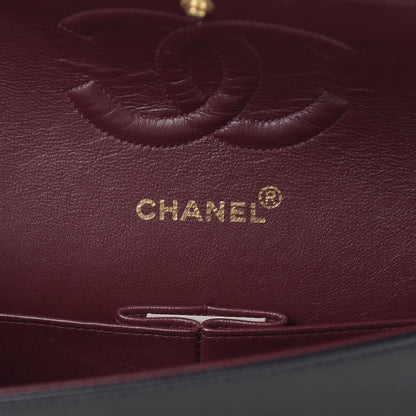 Chanel Lambskin Quilted Medium Double Flap Black 6 of 17