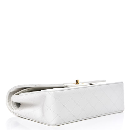 Chanel Lambskin Quilted Medium Double Flap White 3 of 18