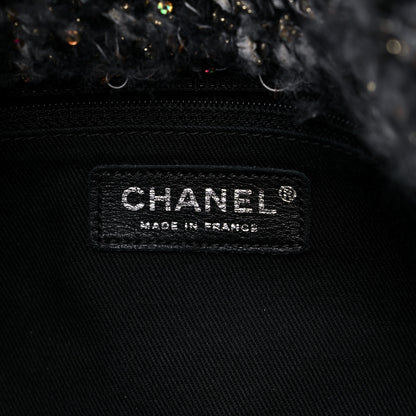 Chanel Patent Tweed Sequin Shopping Flap Bag Multicolor 6 of 13
