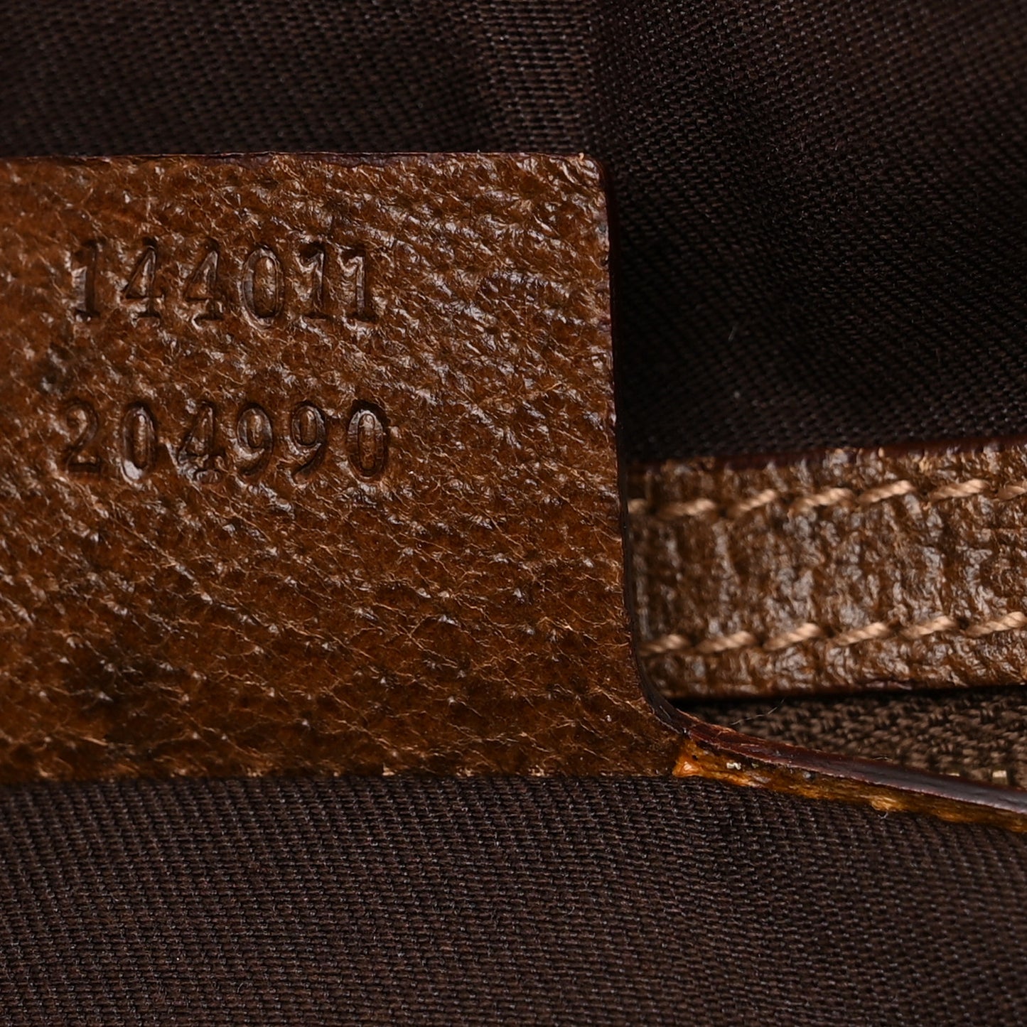 Monogram Pelham Studded Shoulder Bag Brown