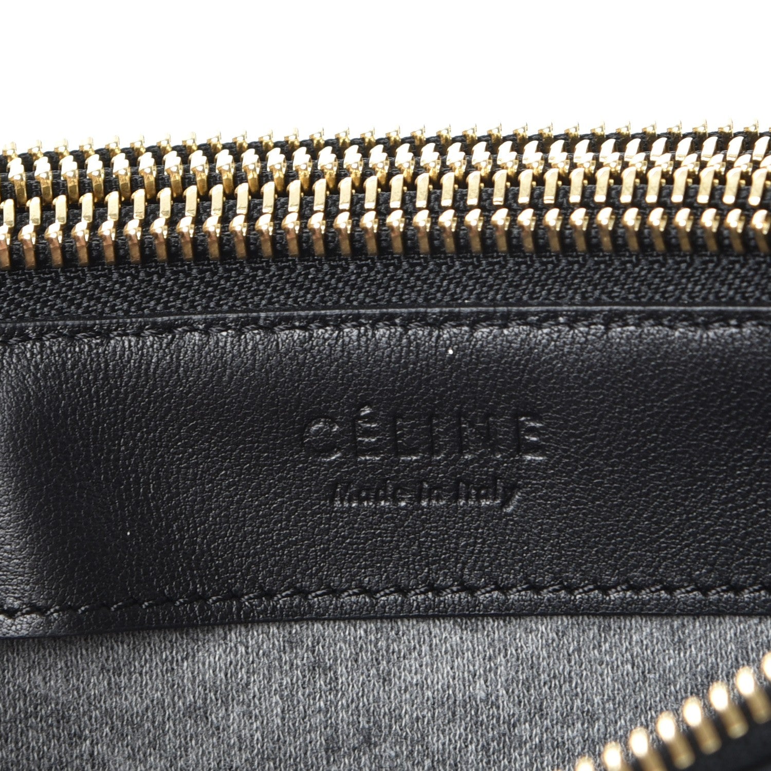 Celine Lambskin Small Trio Crossbody Bag Black 8 of 9