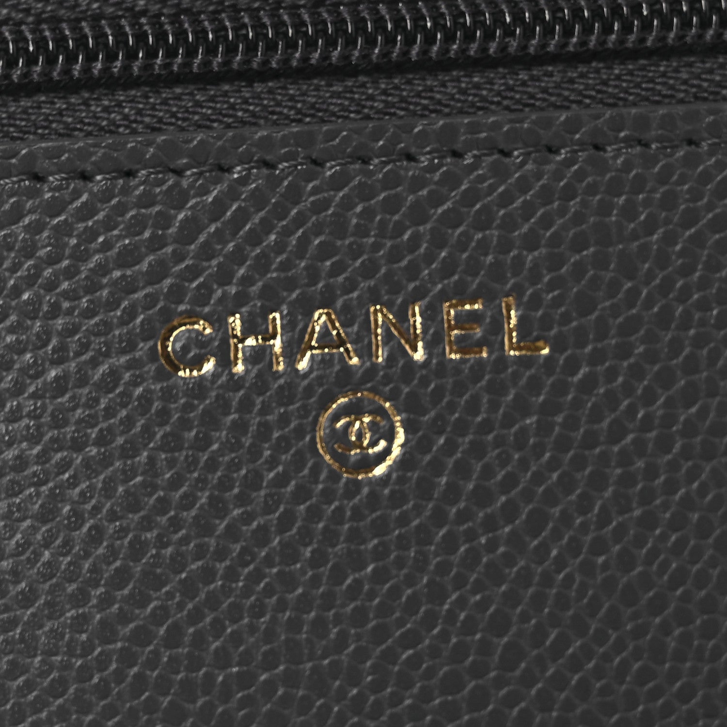 Chanel Caviar Quilted Wallet on Chain WOC Grey 6 of 14