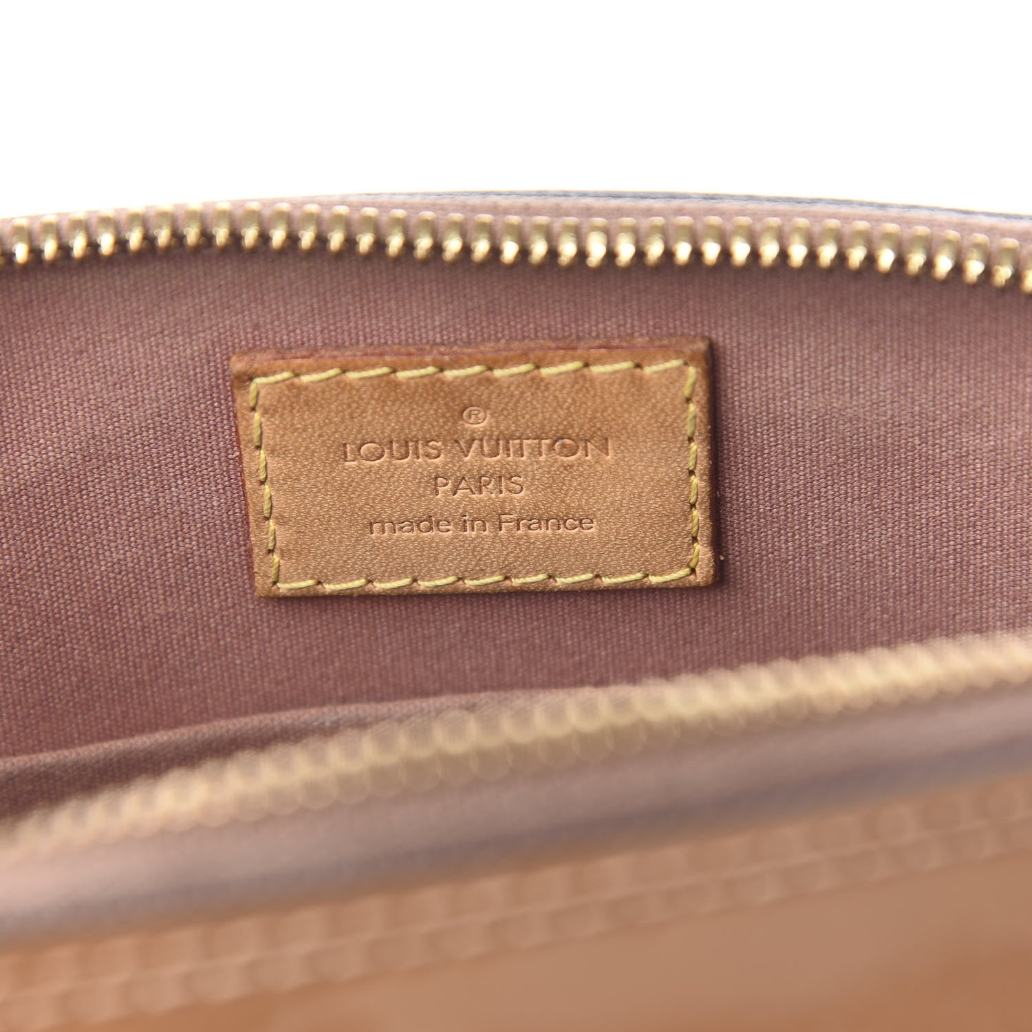 Louis Vuitton Vernis Alma BB Rose Velours 6 of 9