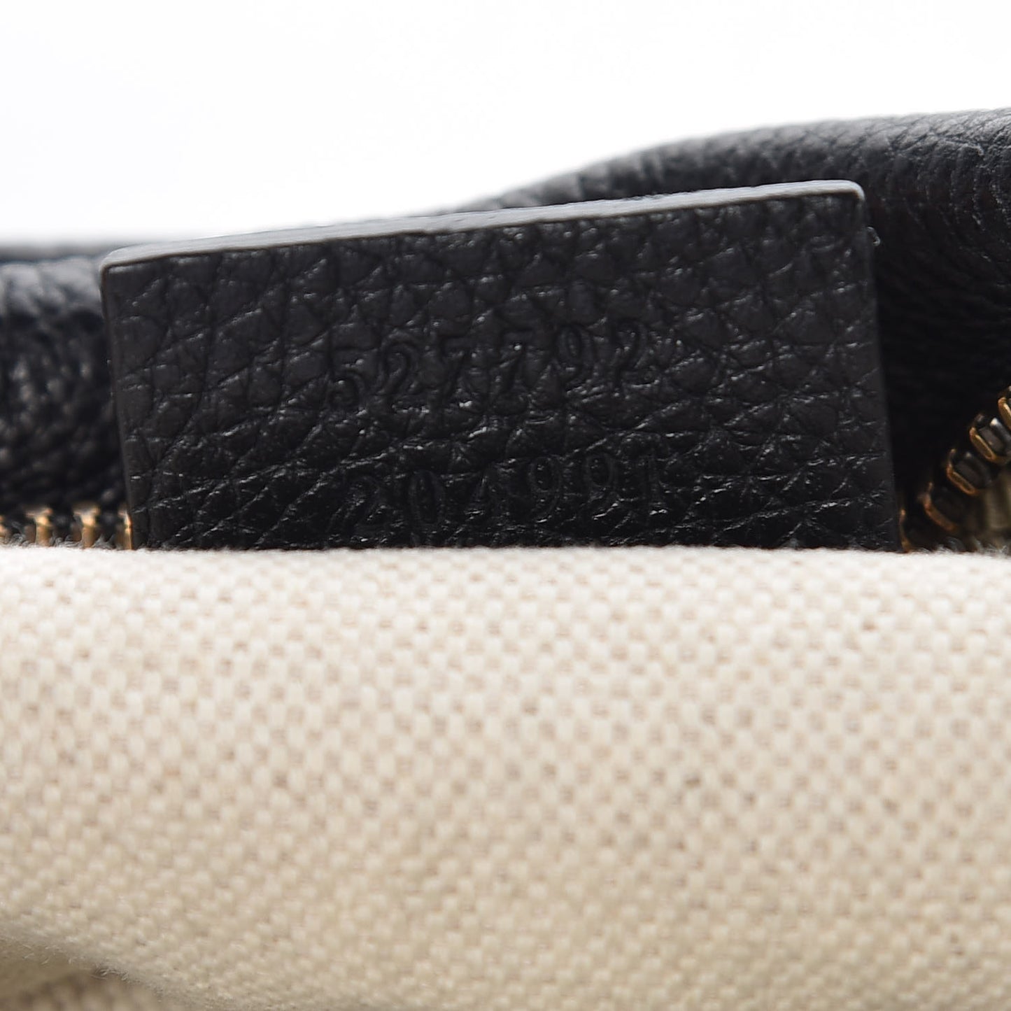 Grained Calfskin Small Logo Belt Bag Black