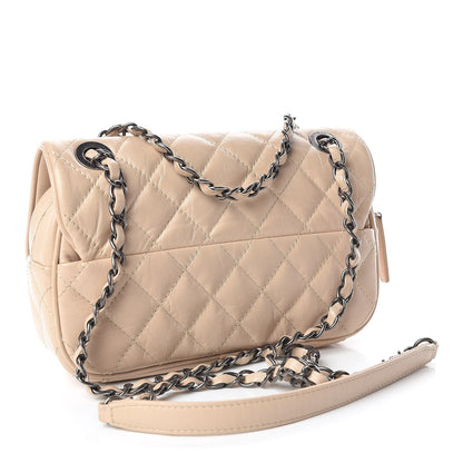 Chanel Aged Calfskin Quilted Small Easy Flap Beige 3 of 11