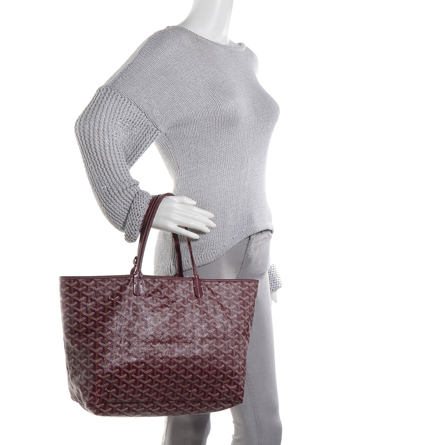 Goyard Goyardine Saint Louis PM Bordeaux 2 of 9