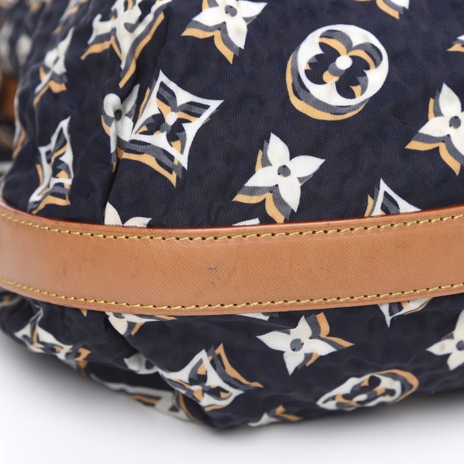 Louis Vuitton Nylon Monogram Cruise Bulles MM Navy 8 of 13