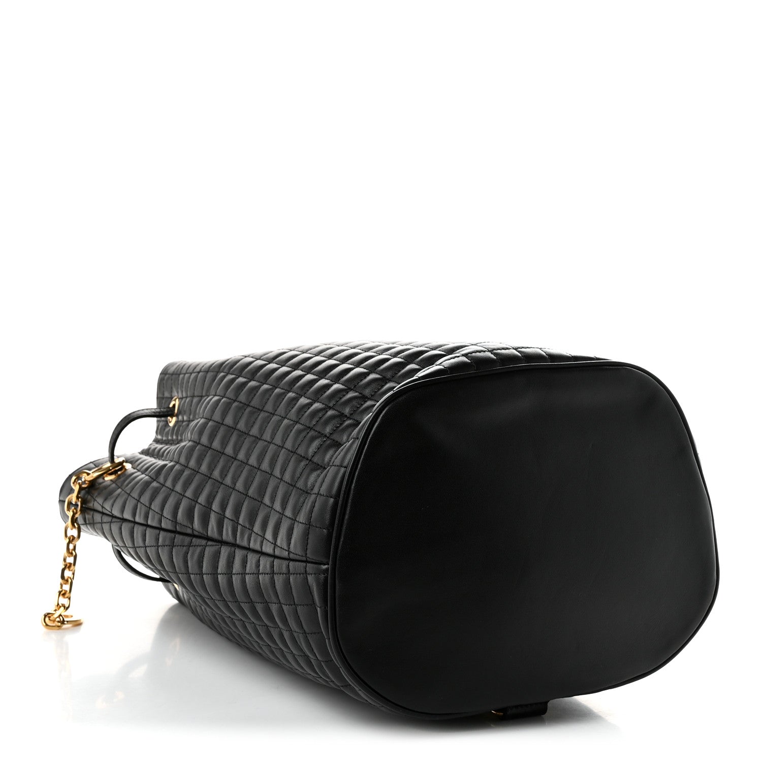 Celine Calfskin Quilted Small C Backpack Black Black 4 of 10
