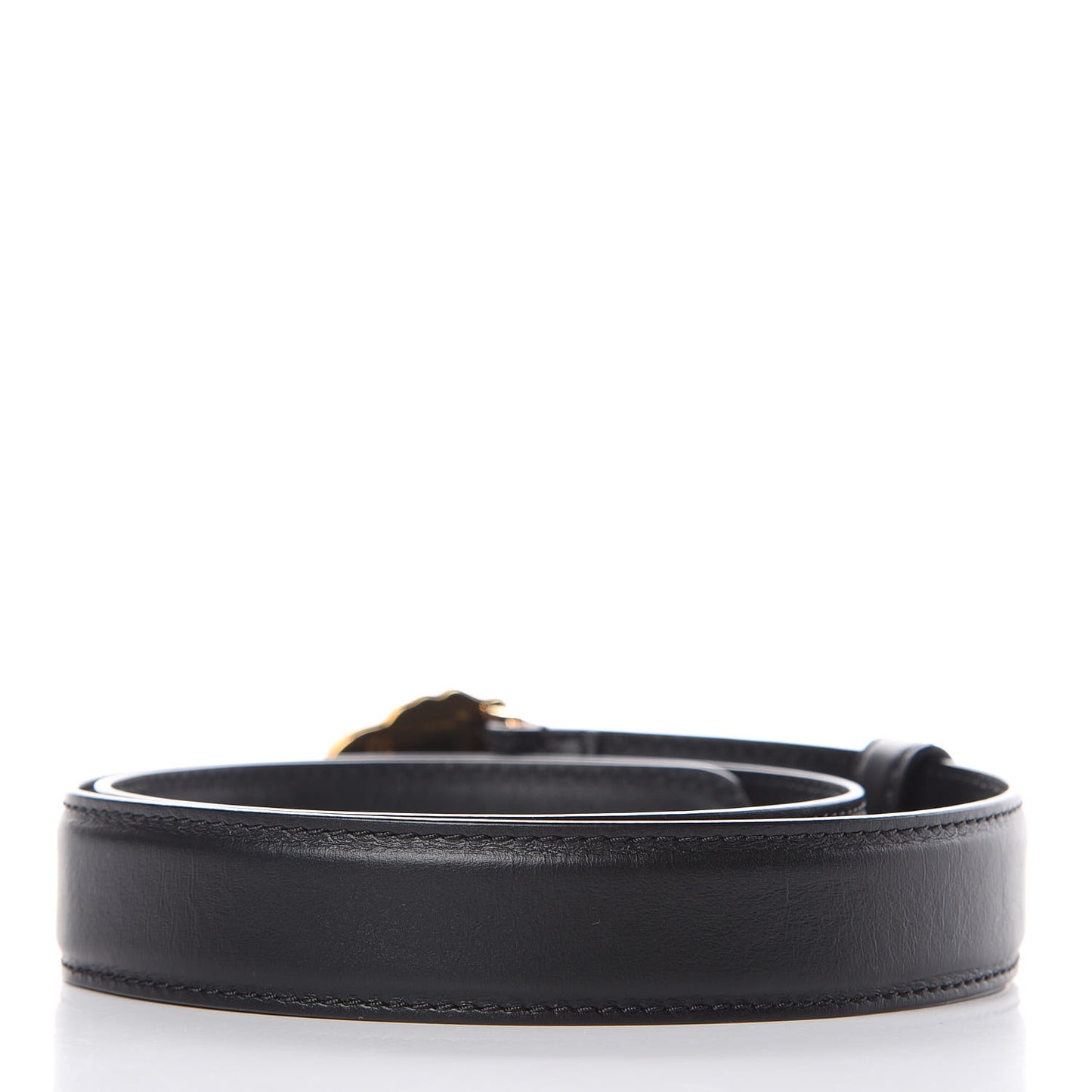 Calfskin Medusa Belt Black