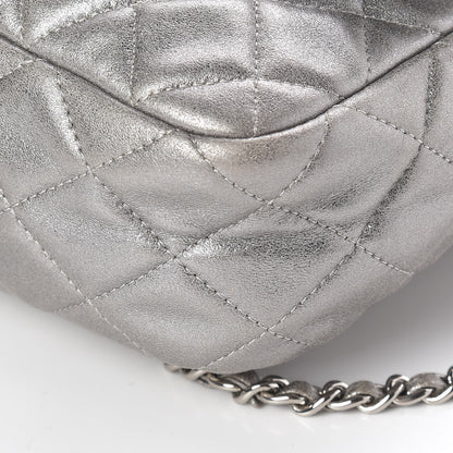 Chanel Metallic Lambskin Quilted Small In Seoul Backpack Silver 10 of 10