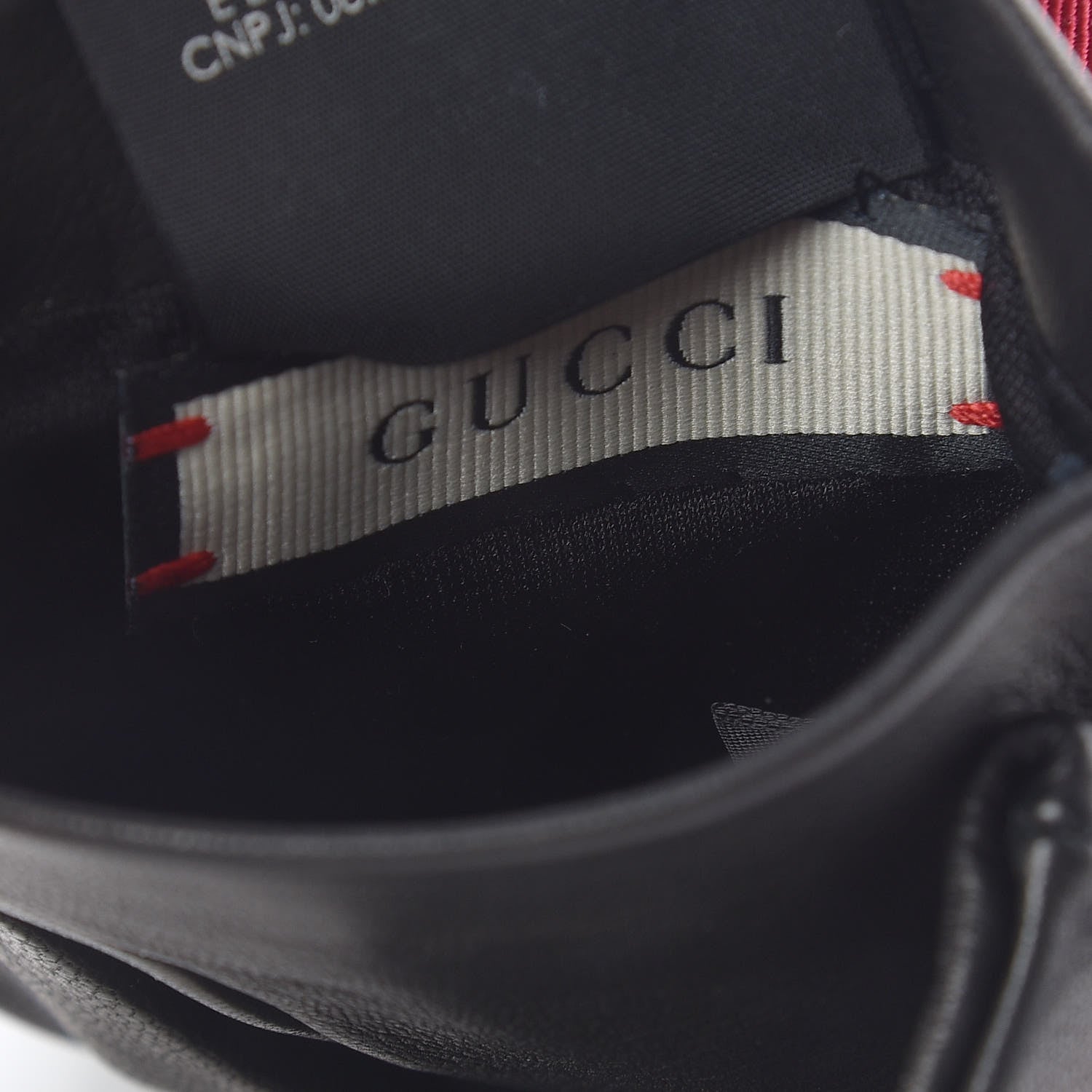 Gucci Nappa GG Bow Gloves 8.5 Black Pink 4 of 4