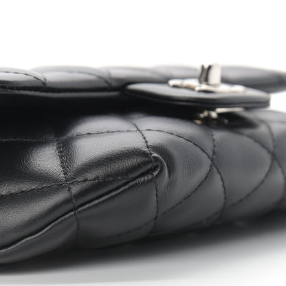 Chanel Calfskin Quilted CC Uniform Flap Belt Bag Black 9 of 11