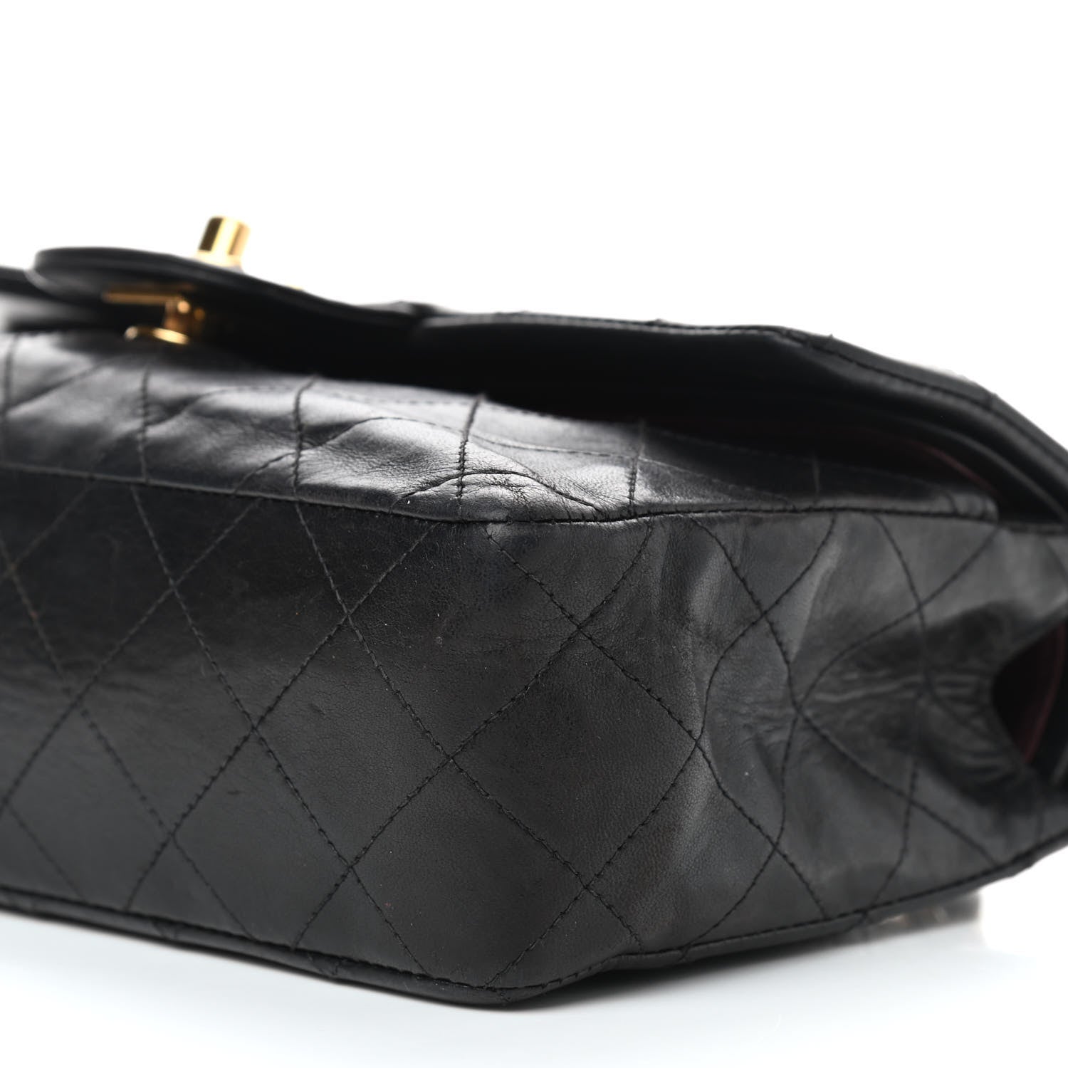 Chanel Lambskin Quilted Small Double Flap Black 17 of 17