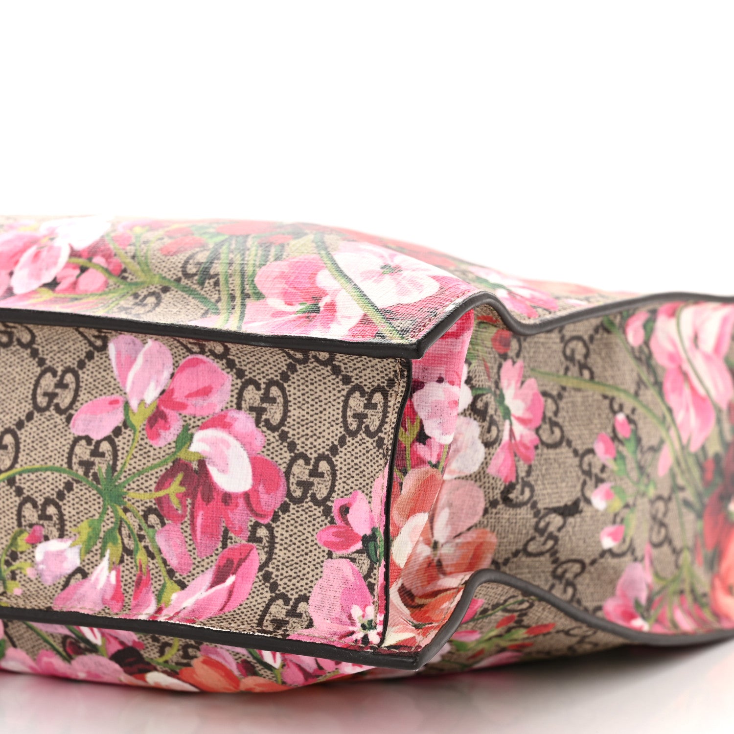 Gucci Soft GG Supreme Monogram Blooms Vertical Tote Beige Multicolor Dry Rose 10 of 10