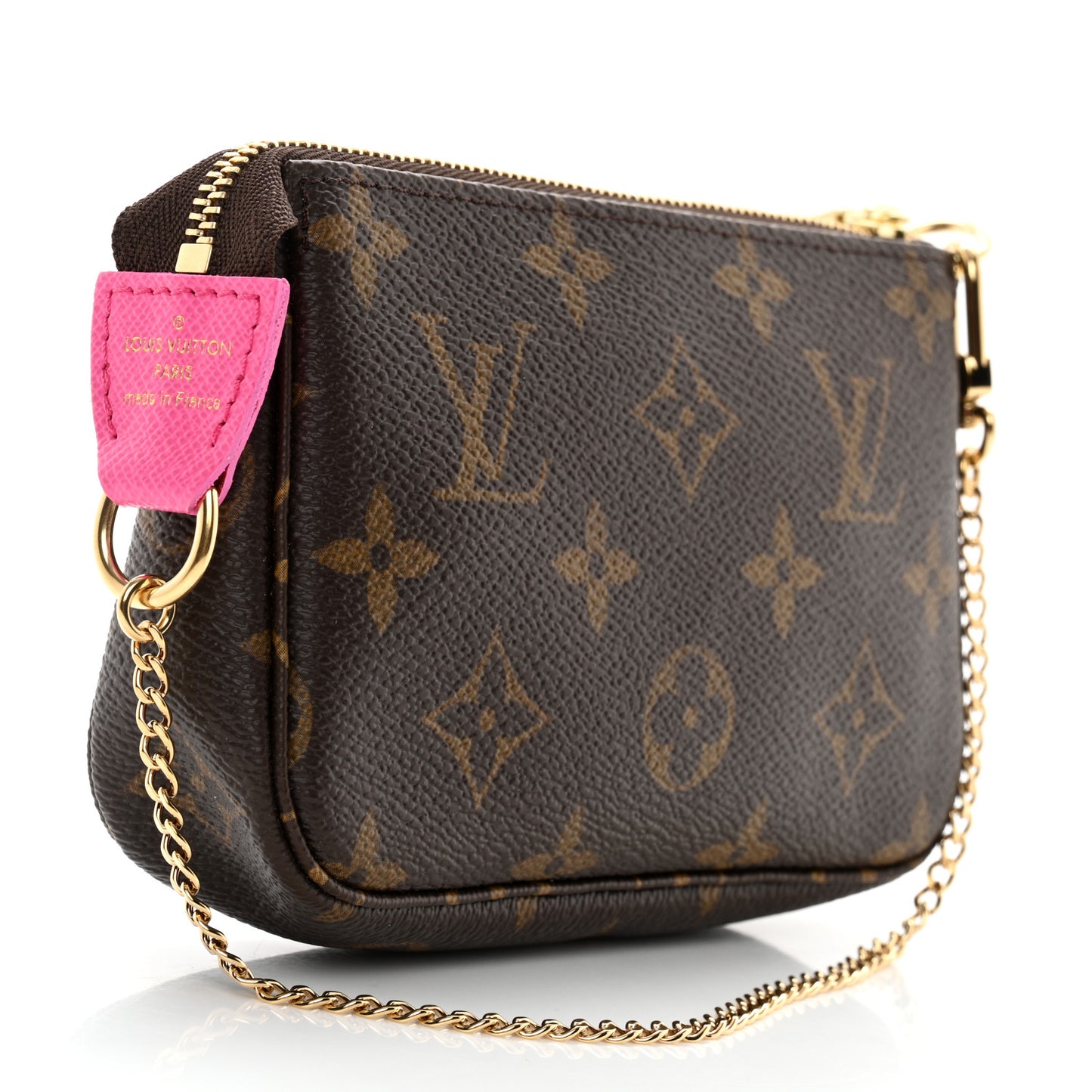 Monogram 2022 Christmas Animation Seoul Mini Pochette Accessories Fuchsia