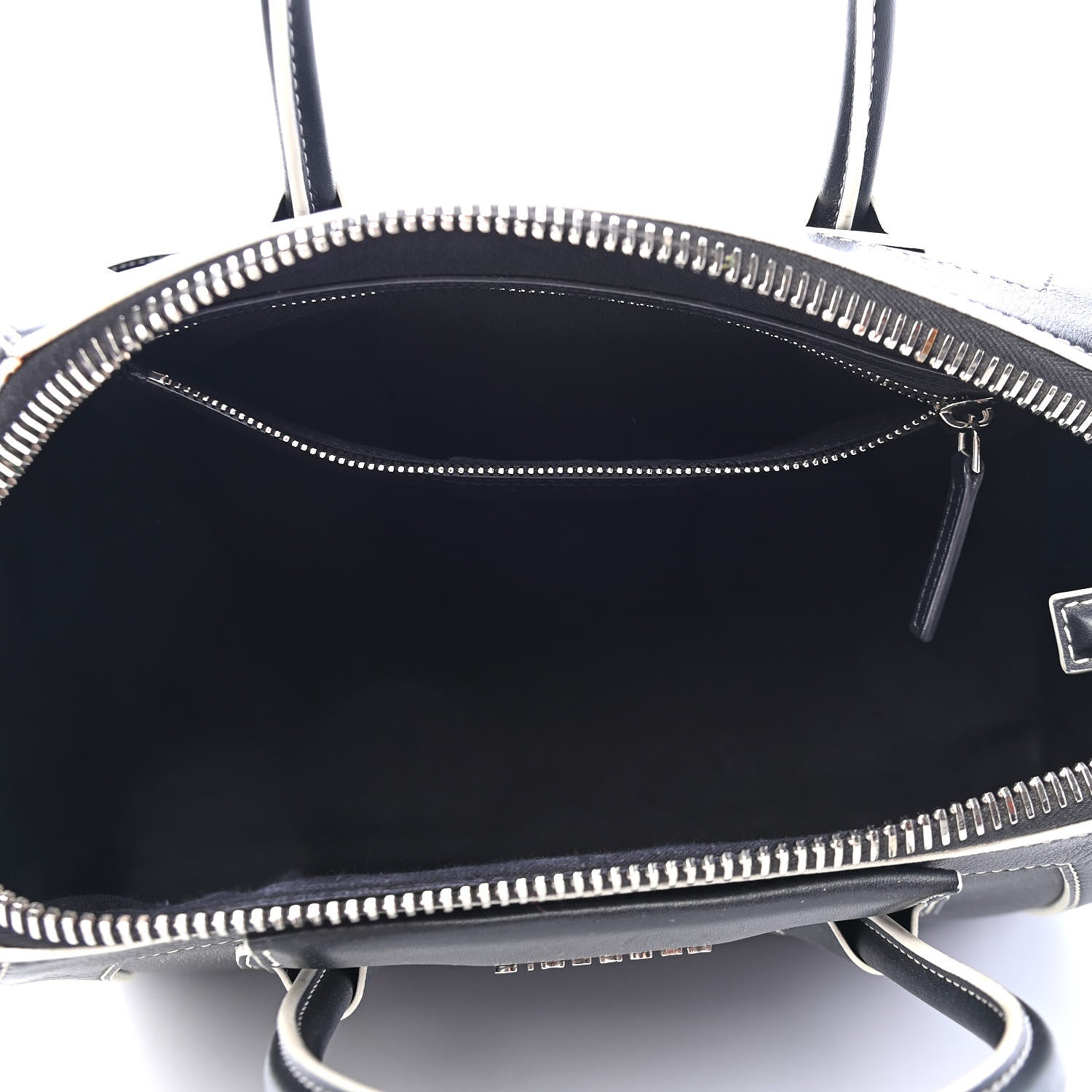 Givenchy Calfskin Contrast Stitched Medium Antigona Black 5 of 10