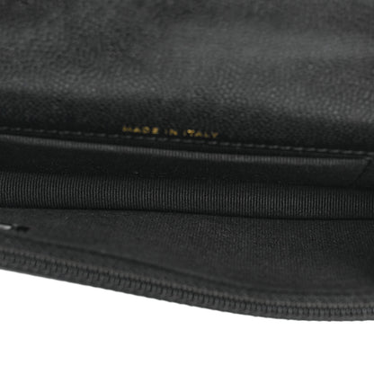 Chanel Caviar Quilted Pocket Twins Clutch With Chain Black 5 of 11