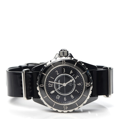 Chanel Stainless Steel Ceramic 33mm J12 Quartz Watch Black 2 of 6