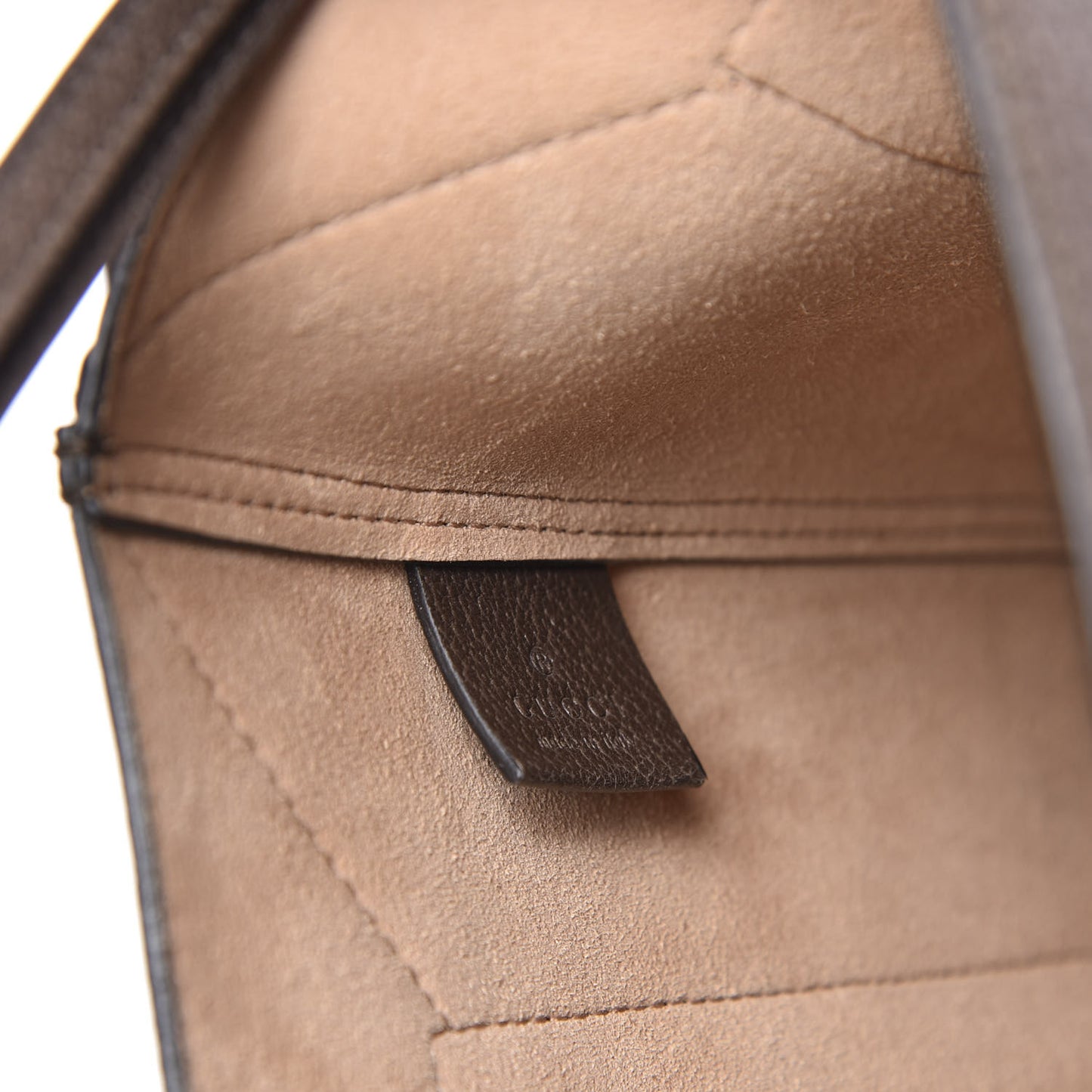 GG Supreme Monogram Web Large Ophidia Vertical Shopping Tote Brown