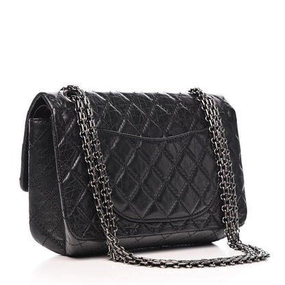 Chanel Aged Calfskin Quilted 2.55 Reissue 225 Flap Black 3 of 10