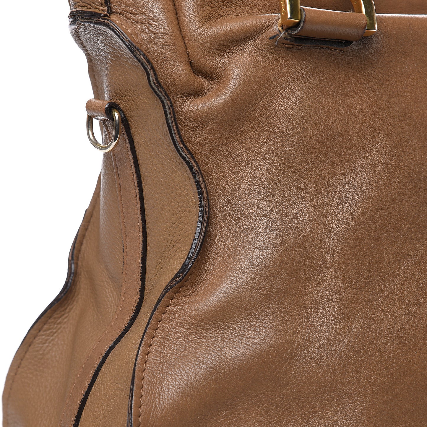 Calfskin Braided Medium Marcie Satchel Nut