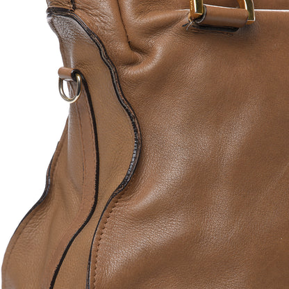 Chloe Calfskin Braided Medium Marcie Satchel Nut 17 of 19
